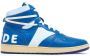 RHUDE Rhecess leather high-top sneakers Blue - Thumbnail 1