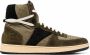 RHUDE Rhecess panelled high-top sneakers Green - Thumbnail 1