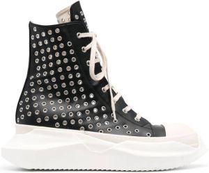 Rick Owens Abstract high-top sneakers Black