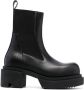 Rick Owens Beatle Bogun 75mm leather boots Black - Thumbnail 1