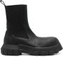 Rick Owens Beatle Bozo Tractor leather boots Black - Thumbnail 1