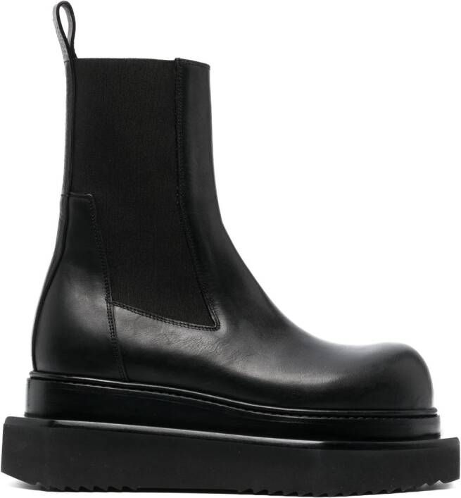 Rick Owens Beatle Turbo Cyclops leather boots Black