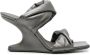 Rick Owens Cantilever 110mm metallic mules Silver - Thumbnail 1