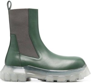 Rick Owens Chelsea ankle boots Green