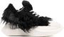 Rick Owens DRKSHDW Abstract Low faux-fur sneakers Black - Thumbnail 1