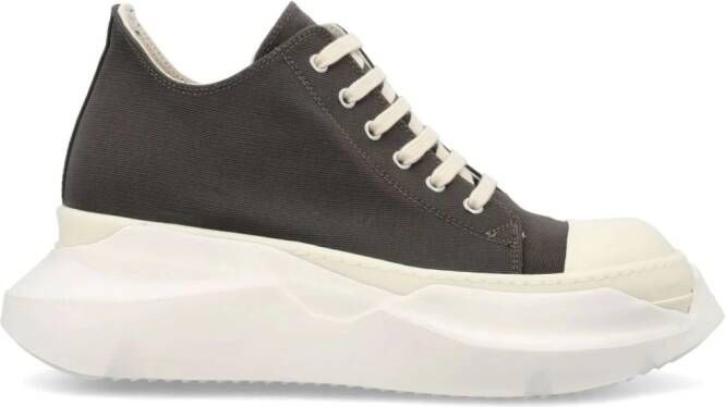 Rick Owens DRKSHDW Abstract Low lace-up sneakers Grey