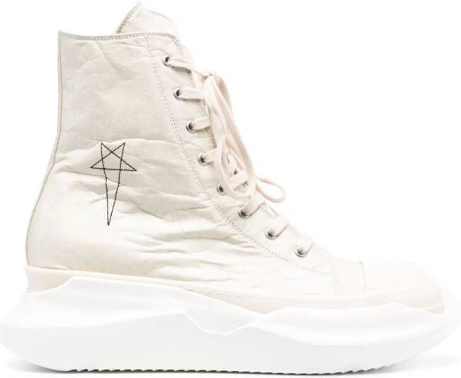 Rick Owens DRKSHDW Adfu Abstract lace-up sneakers White