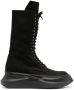 Rick Owens DRKSHDW Army Abstract combat boots Black - Thumbnail 1