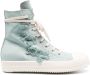 Rick Owens DRKSHDW Broken high-top sneakers Blue - Thumbnail 1