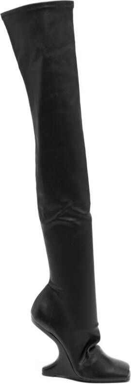 Rick Owens DRKSHDW Cantilever 120mm boots Black