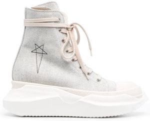 Rick Owens DRKSHDW Edfu Abstract high-top platform sneakers Neutrals