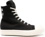 Rick Owens DRKSHDW high-top cotton sneakers Black - Thumbnail 1