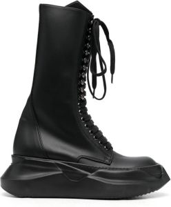 Rick Owens DRKSHDW lace-up ankle boots Black