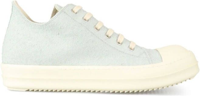 Rick Owens DRKSHDW lace-up canvas sneakers Blue