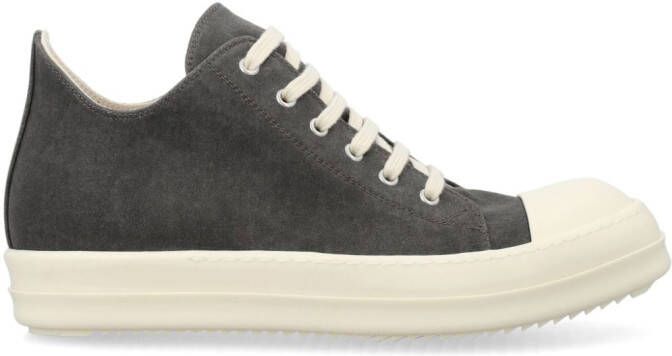 Rick Owens DRKSHDW lace-up canvas sneakers Green