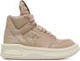 Rick Owens DRKSHDW panelled leather hi-top sneakers Neutrals - Thumbnail 1