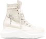 Rick Owens DRKSHDW pentagram-embroidery high-top sneakers Neutrals - Thumbnail 1