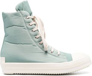Rick Owens DRKSHDW zip-up padded ankle boots Blue
