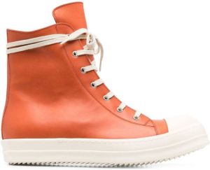 Rick Owens Fogachine high-top sneakers Orange