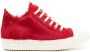 Rick Owens fur-design sneakers Red - Thumbnail 1