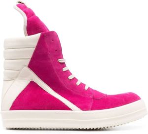 Rick Owens Geo Basket high-top sneakers Pink