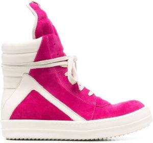Rick Owens Geo Basket high-top sneakers Pink