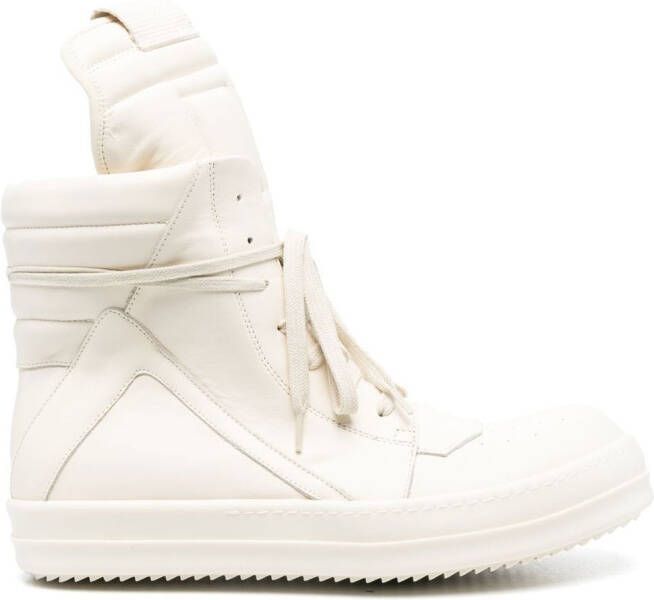 Rick Owens Geo Basket high-top sneakers White