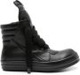 Rick Owens Geobasket high-top leather sneakers Black - Thumbnail 1