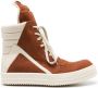 Rick Owens Geobasket high-top leather sneakers Orange - Thumbnail 1
