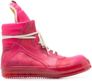 Rick Owens Geobasket high-top sneakers Pink