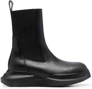 Rick Owens Geth Beatle leather Chelsea boots Black