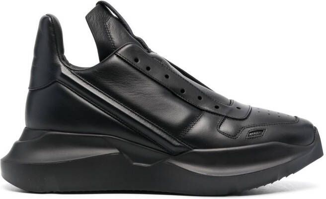 Rick Owens Geth leather sneakers Black