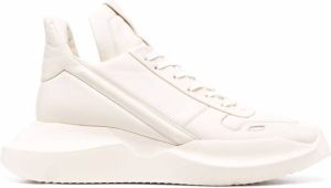 Rick Owens Geth Runner lace-up trainers Neutrals