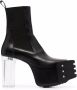 Rick Owens grilled platform boots Black - Thumbnail 1