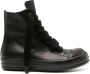 Rick Owens Jumbo leather sneakers Black - Thumbnail 1