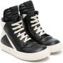 Rick Owens Kids Geobaskets leather sneakers Black - Thumbnail 1