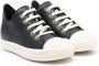 Rick Owens Kids lace-up leather sneakers Black - Thumbnail 1