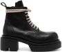 Rick Owens lace-up leather boots Black - Thumbnail 1