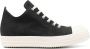 Rick Owens lace-up leather sneakers Black - Thumbnail 1
