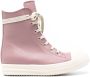 Rick Owens lace-up leather sneakers Pink - Thumbnail 1