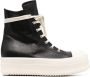 Rick Owens leather high-top sneakers Black - Thumbnail 1