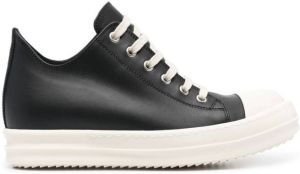 Rick Owens leather lace-up high-top sneakers Black