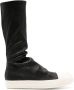 Rick Owens leather stocking sneakers Black - Thumbnail 1