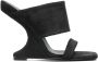 Rick Owens Lilies Luxor Cantilever 125mm wedge mules Black - Thumbnail 1