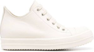 Rick Owens low-top lace-up sneakers White