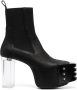 Rick Owens Luxor Grilled 130mm ankle boots Black - Thumbnail 1