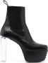 Rick Owens Minimal Grill Beatle 145mm ankle boots Black - Thumbnail 1