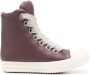 Rick Owens padded lace-up sneakers Purple - Thumbnail 1