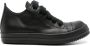 Rick Owens round-toe leather sneakers Black - Thumbnail 1
