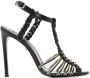 Roberto Cavalli 122 mm strappy sandals Black - Thumbnail 1